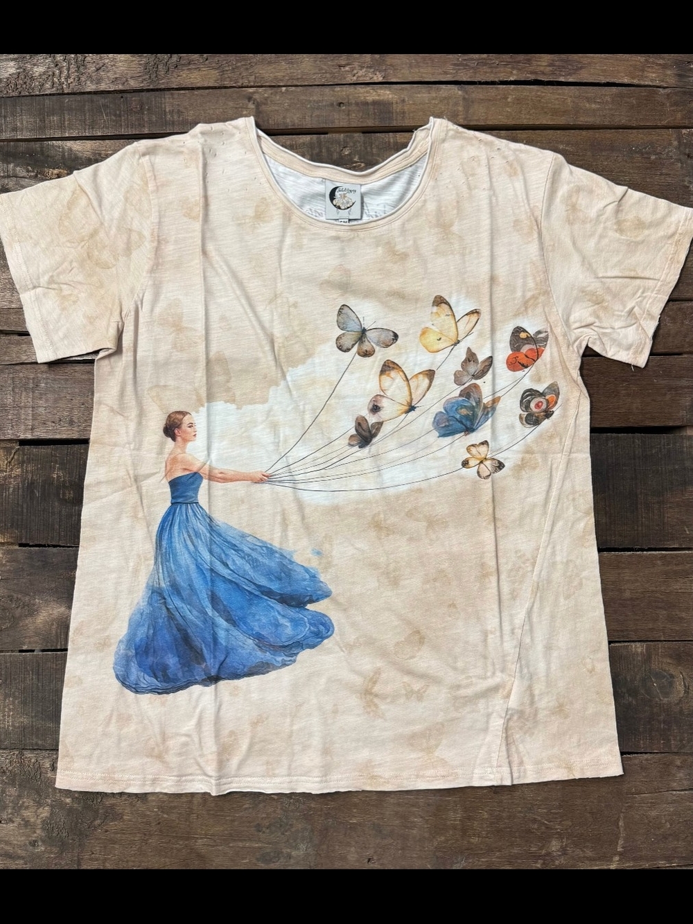 🔥BRAND NEW Moon Dance Tee - Float Away - Jaded Gypsy, Butterfly Love